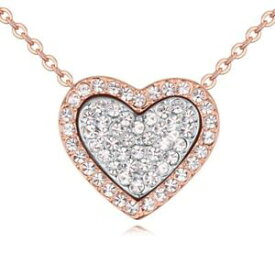 【送料無料】アクセサリー　ネックレスハートチェーンネックレスレディレディチェーンcadena brillando bajo corazn rosegold collar seora seoracadena mujeres amor matrimonio love