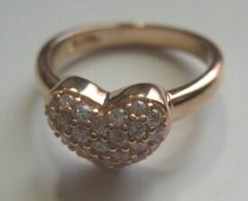 【送料無料】アクセサリー　ネックレスレディハートリングシルバーローズゴールドサイズfolli follie seora anillo corazn forma 925 plata rose oro plated tamaos diferentes