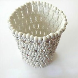 【送料無料】アクセサリー　ネックレスビアンコパッドファイルビアンキbracciale donna schiava in metallo bianco elastico 5 file zirconi bianchi 304 s