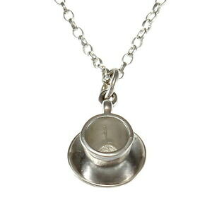 yzANZT[@lbNXR[q[X^[OVo[Jbvy_glbNX{bNXplata de ley taza de caf t collar colgante con 457cm collar amp; caja de regalo