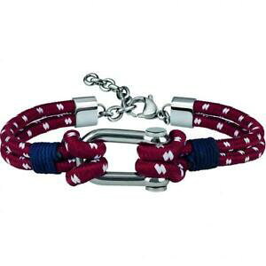 yzANZT[@lbNXb\ubracciale uomo breil wired tj2605 cordura rosso blu acciaio colorato