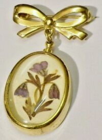 【送料無料】アクセサリー　ネックレスブローチヴィンテージアールデコcharmante broche bijou vintage couleur or dco fleur sch noeud 2870
