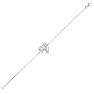 �y���������z�A�N�Z�T���[�@�l�b�N���X�u���X���b�g�A���W�F���gbracelet argent 925 rhodi chaine maille fort 08mm coeur arbre de vie 16mm