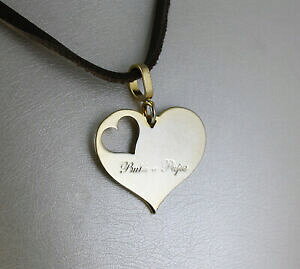 �y���������z�A�N�Z�T���[�@�l�b�N���X�y���_���gcolgante matones y pupas bijoux de latn dorado en forma de corazn
