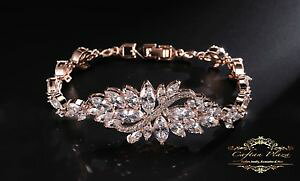 yzANZT[@lbNXuXbgkXtXL[NX^brazalete pulsera 18k rosgold plt con swarovski aaa cristales