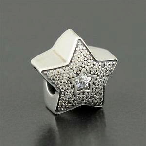 �y���������z�A�N�Z�T���[�@�l�b�N���X�X�^�[�����O�V���o�[autntica plata esterlina s925 chispeante que deseen estrellas encanto grano