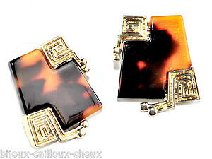 yzANZT[@lbNX@boucles doreilles couleur or rsine faon caille de tortue bijou