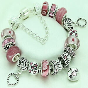 �y���������z�A�N�Z�T���[�@�l�b�N���X�@�u���X���b�g�s���Npersonalizzati regali per la mamma bracciale rosa mamma mamma madre charms uk consegna gratuita