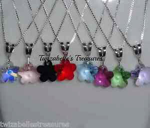 yzANZT[@lbNX@{bNXX^[OVo[XtXL[lbNXJ[IvVTCYsterling silver swarovski collana fiore in confezione regalo, 9 opzioni colore, dimen