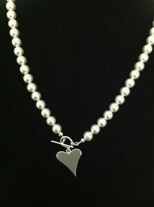 yzANZT[@lbNX@X^[OVo[n[gXtXL[lbNXargento sterling cuore amp; attivadisattiva collana realizzata con elementi swarovski perle