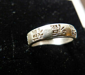 �y���������z�A�N�Z�T���[�@�l�b�N���X�@�V���o�[�~��fedina con ideogrammi argento 925 millesimi