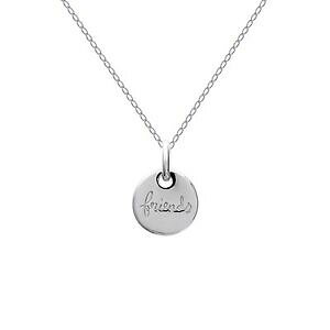 �y���������z�A�N�Z�T���[�@�l�b�N���X�@�R���A�[�A���W�F���gcollier friends en argent 925 rhodi longueur au choix 45cm ou 50cm