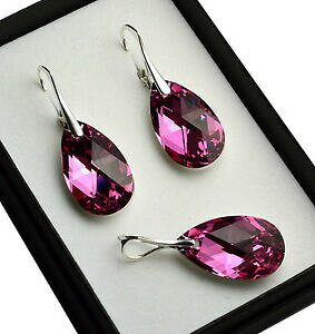 yzANZT[@lbNX@XtXL[NX^iV[YCOVo[Zbg925 orecchini argentoset realizzato con cristalli swarovski 22mm perarose cal