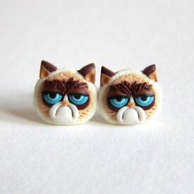 【送料無料】アクセサリー　ネックレス　ガールフレンドffイヤリングfunny emoji al grumpy cat regalo per la fidanzata bff best friends orecchini jewelry