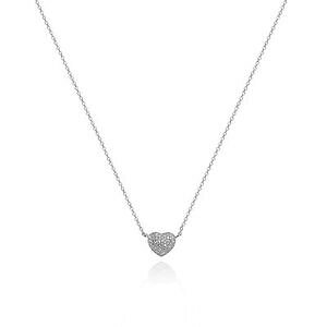 yzANZT[@lbNX@X^[OVo[n[glbNXargento sterling 925 con zirconi cristalli cz pave cuore collana confezione regalo