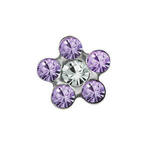 yzANZT[@lbNX@VXeCORCt[^UiCgAvstudex sistema 75 orecchini a bottone medici acciaio con fiore tanzanite amp;