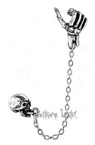【送料無料】アクセサリー ネックレス シングルハイライトgoth alchemy boucle d oreille unique clou chaine mortal remains single gothique