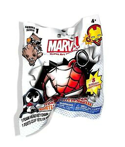 �y���������z�A�N�Z�T���[�@�l�b�N���X�@�w�b�h�u���C���h�L�[�`�F�[���p�b�N�}�[�x��marvel schiuma testa portachiavi cieco pacchi 5