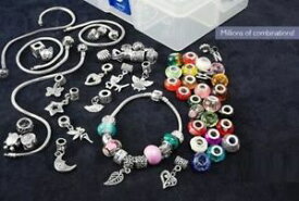 【送料無料】アクセサリー　ネックレス　ブレスレットパールキット5 x braccialetto della perla di fascino creare regalo kit set donna ragazza