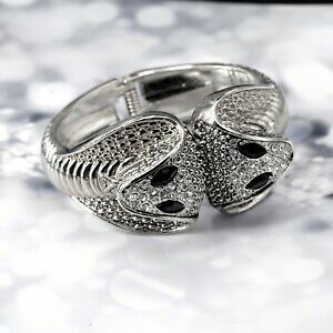 yzANZT[@lbNX@uXbg^Vo[wbhXl[NNC[GWvgbraccialetto rigid lavorativo argentato due testa serpente regina egitto nero