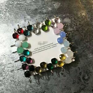 �y���������z�A�N�Z�T���[�@�l�b�N���X�@�v�`�N���X�^��boucles doreilles argent petit carr cristal autriche bleu vert plaqu or nd2