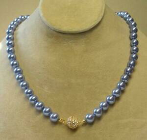 yzANZT[@lbNX@joan rivers oro ep 10mm blu ceco perline di vetro grido a pav chiusura 22