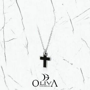 �y���������z�A�N�Z�T���[�@�l�b�N���X�@�`�F�[���l�b�N���X�X�`�[���u���b�N�N���X�w�}�^�C�g�j���[���[�Nsagapo collana catena acciaio pendnte croce nera ematite sny02 york