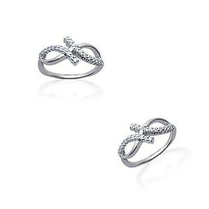 �y���������z�A�N�Z�T���[�@�l�b�N���X�@�A���W�F���g�}�b�V�t�W���R�j�E��bague en argent massif et zirconium taille 54 disponible