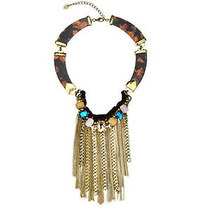 yzANZT[@lbNX@collana dorato ras collo motivo tartaruga pompon multicolore originale zr3