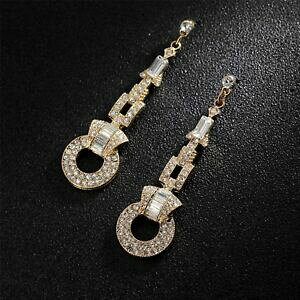 �y���������z�A�N�Z�T���[�@�l�b�N���X�@���b�L�s�����E���h�O���[�g�M���c�r�[�A�[���f�R�r���e�[�W�C�������Oorecchini a perno dorato tondo great gatsby art deco vintage matrimonio xx 10