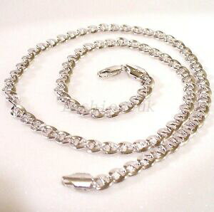 【送料無料】アクセサリー ネックレス フックホワイトクリスマスレバーuomo nuova 50cm gancetto a levetta placcato in oro bianco compleanno natale