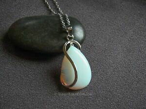 �y���������z�A�N�Z�T���[�@�l�b�N���X�@�h���b�v�l�b�N���X�y���_���g�l�b�N���X�q�[�����O�y���_���g�E�H�[�^�[�h���b�vlopalite collana con pendente goccia opalite collana di guarigione regalo pendente g