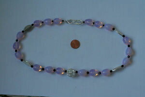 �y���������z�A�N�Z�T���[�@�l�b�N���X�@�K���X�`�F�[���h���b�v×opalith vetro, per sintesi catena gocce , 16 x 12 spinell, 4 mm l 50 cm l0121l