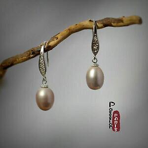 yzANZT[@lbNX@COsN\bhVo[hbvorecchini madreperla perla coltivazione goccia rosa argento massiccio 925