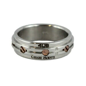 �y���������z�A�N�Z�T���[�@�l�b�N���X�@anello uomo cesare paciotti 4us 4uan040924 acciaio misura 24