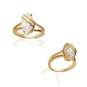 �y���������z�A�N�Z�T���[�@�l�b�N���X�@�S�[�f�B�Xbague plaqu or et zirconias 2570151 taille 58 dispo choisissez votre taille