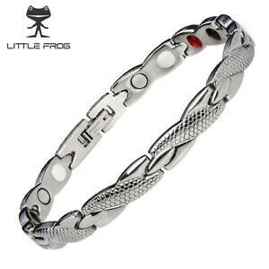 yzANZT[@lbNX@JGXeXX`[q[OoCIGlM[little frog women jewelry stainless steel healing bio magnetic energy bracele