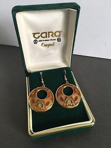 �y���������z�A�N�Z�T���[�@�l�b�N���X�@�r���e�[�W�^���E�F�A�C�������O�_�u�����^�C�vvintage tara ware dangle orecchini pendenti dellera maji tipo fatta a dublino