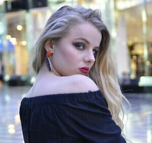 yzANZT[@lbNX@Xg[COsXYAK^aylas placcato oro semi preziosi gem stone orecchini lapislazzuli agata