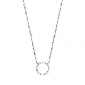 【送料無料】アクセサリー　ネックレス　スターリングシルバーライフペンダントネックレスサークルsterling silver cz cerchio della vita ciondolo collana 16 18 scn0297