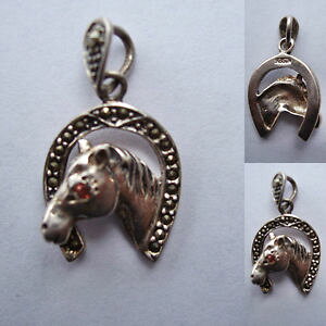 yzANZT[@lbNX@AWFgOtrs jolie pendentif ancien, argent fer cheval 15x18 mm et poids 2,9 grammes