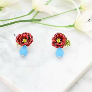 yzANZT[@lbNX@Git[COcg3061 bellissimo fiore smaltato orecchinigratis uk p amp; p