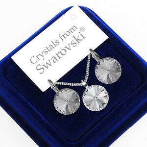 yzANZT[@lbNX@X^[OVo[COlbNXHXtXL[NX^Zbg925 argento sterling orecchini collana set rivoli 12 mm cristalli di swarovski