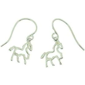 【送料無料】アクセサリー　ネックレス　イヤリングドロップダウンリストtoc ragazze argento sterling orecchini a goccia cavallo aperto