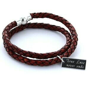 �y���������z�A�N�Z�T���[�@�l�b�N���X�@�X�L��×�J�t�J�tuomo preferiti bracciale bracciale in pelle 0,5cm 2x avvolto amp; incisione antico rossemarroni