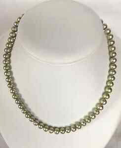 �y���������z�A�N�Z�T���[�@�l�b�N���X�@�h�R���Aperles de rivire collier perles argentes perles de 8 mm r001