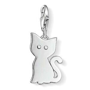 yzANZT[@lbNX@g[}XVo[L[rbNrALy_gthomas sabo 101405114 silver charm ciondolo a forma di gatto con zirconi cubici bianchi