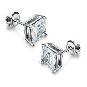 yzANZT[@lbNX@sX^[OVo[sAXvZXXNGA[JbgCOorecchini a perno con zirconi 925 argento sterling orecchini princess quadrati taglio