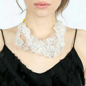 �y���������z�A�N�Z�T���[�@�l�b�N���X�@le voliere collana transparent sporty ws19a002sp yellow