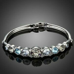 yzANZT[@lbNX@v`iNbhuXbgleggero braccialetto in cristallo placcato in platino per donne ragazze donna mb0061